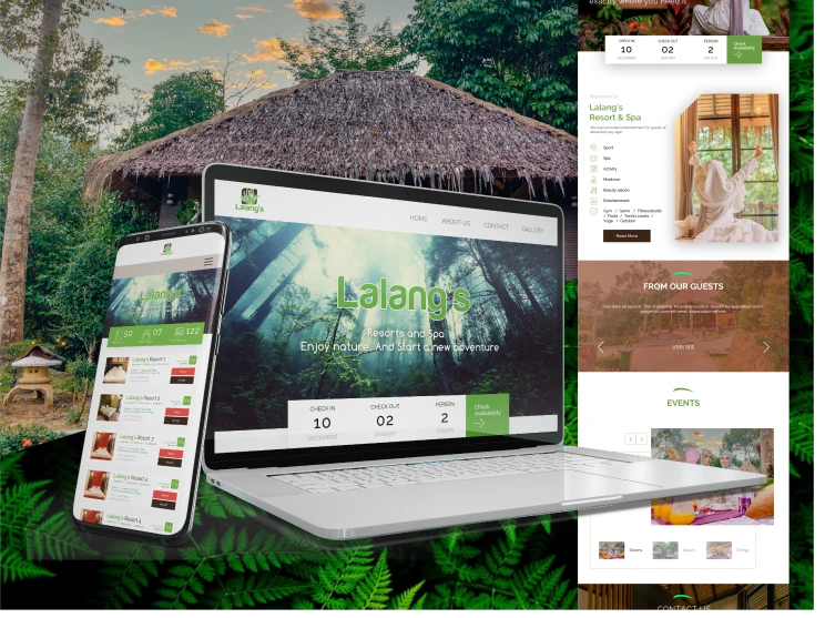 Lalang’s Resort’s Booking Web Application​