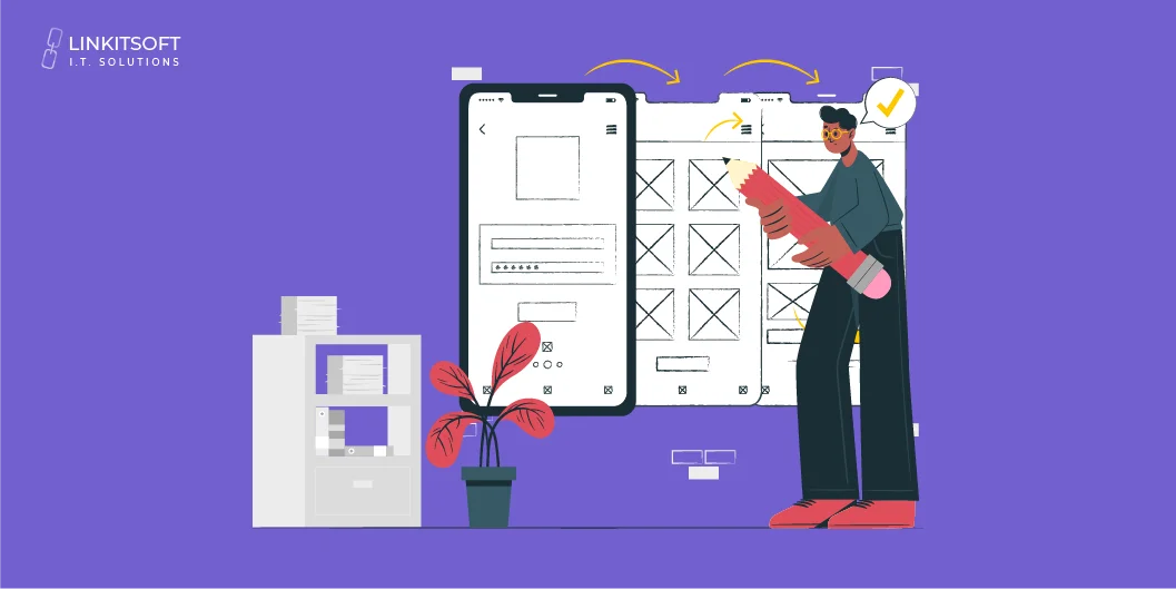 mobile app wireframe