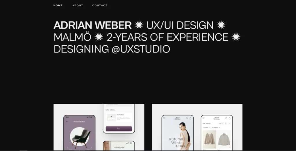ux design portfolio