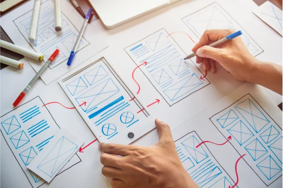low fidelity wireframes