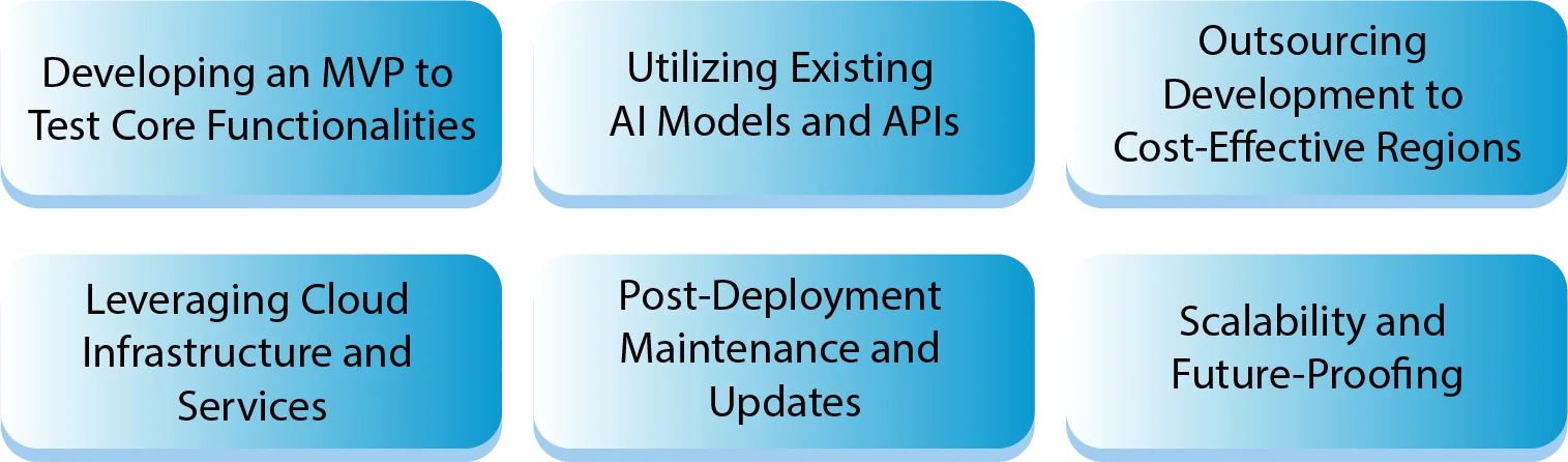 What are the strategies to optimize development costs